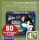 Katzennahrung im Angebot bei EDEKA in Haltern am See Katzennahrung Angebote von Felix bei EDEKA Haltern am See für 4,79 €