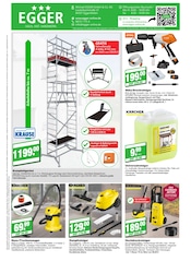 Aktueller EGGER Fachmarkt Prospekt mit Dampfreiniger, "EGGER - HAUS. HOF. HANDWERK.", Seite 16