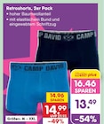 Retorshorts, 2er Pack Angebote von Camp David bei Netto Marken-Discount Hameln für 13,49 €