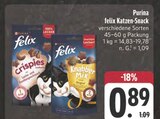 felix Crispies im Angebot bei E center in Plauen felix Crispies Angebote von Purina bei E center Plauen für 0,89 €