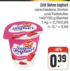 Aktuelles Sahne Joghurt Angebot bei nah und gut in Nürnberg ab 0,39 €