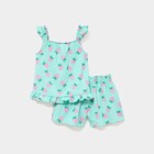 Ensemble 2 pièces débardeur et short bleu turquoise fille - La Halle Ensemble 2 pièces débardeur et short bleu turquoise fille à 10,99 € dans le catalogue La Halle