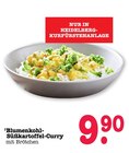 Aktuelles Blumenkohl-Süßkartoffel-Curry mit Brötchen Angebot bei E center in Mannheim ab 9,90 €
