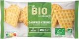 10 gaufres coeurs bio - Le Bio par Picard dans le catalogue Picard