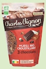 Muesli Bio Croustillant 3 Chocolats - Charles Vignon en promo chez Intermarché Super Muesli Bio Croustillant 3 Chocolats - Charles Vignon dans le catalogue Intermarché Super