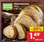 Weltmeisterbrot von BACKSTUBE für 1,49 € bei Netto Marken-Discount im Angebot Weltmeisterbrot von BACKSTUBE im aktuellen Netto Marken-Discount Prospekt