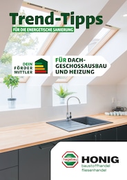 Honig Baustoffe Prospekt "Trend-Tipps FÜR DIE ENERGETISCHE SANIERUNG" für Coppenbrügge, 13 Seiten, 18.10.2024 - 27.10.2024