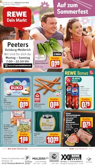 Aktueller REWE Prospekt "Dein Markt" Seite 1 von 28 Seiten für Duisburg