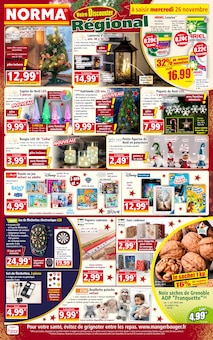 Prospectus Norma de la semaine "Votre Discounter Régional" avec 1 pages, valide du 26/11/2025 au 02/12/2025 pour Strasbourg et alentours