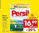 Waschmittel im Angebot bei Netto Marken-Discount in Stuttgart Waschmittel Angebote von Persil bei Netto Marken-Discount Stuttgart für 16,99 €