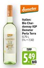 Bio Chardonnay IGP Perla Terra bei E center im Prospekt "" für 5,49 €