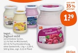 Joghurt mild bei tegut im Oberelsbach Prospekt für 1,29 €