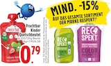 Kinder Quetschbeutel im EDEKA Prospekt Kinder Quetschbeutel von Fruchtbar im aktuellen EDEKA Prospekt für 0,79 €