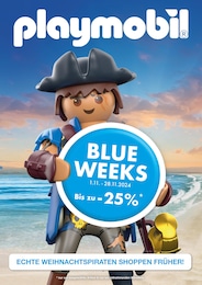 Playmobil Prospekt für Buxtehude: "BLUE WEEKS", 1 Seite, 08.11.2024 - 28.11.2024