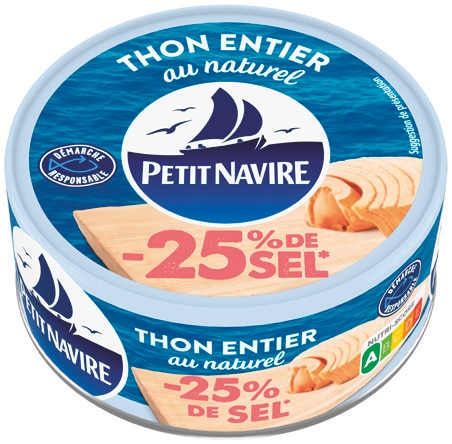 Petit Navire Thon Entier au naturel
