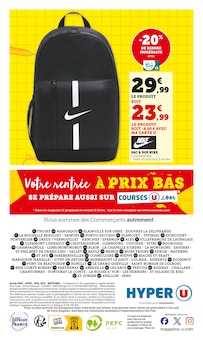 Promotion Casque Audio dans le prospectus Hyper U, valable du 16/07/2025 au 10/08/2025 Promo Casque Audio dans le catalogue Hyper U du moment à la page 36