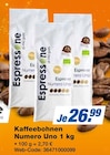 Aktuelles Kaffeebohnen Numero Uno Angebot bei expert in Plauen ab 26,99 €