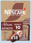 Capsules Nespresso x18 Africas Farmers Origins - Nescafé en promo chez Intermarché Limoges à 1,45 €