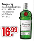 Aktuelles Imported London Dry Gin Angebot bei Trinkgut in Augsburg ab 16,99 €