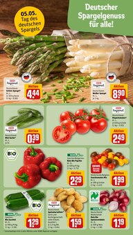 Paprika im REWE Prospekt "Dein Markt" mit 35 Seiten (Moers)