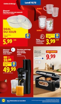 Promotion Couvercle dans le prospectus Lidl, valable du 11/12/2025 au 17/12/2025 Promo Couvercle dans le catalogue Lidl du moment à la page 74