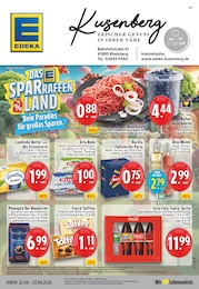 Discounter Prospekt von EDEKA Rheinberg EDEKA Prospekt: "Aktuelle Angebote", 24 Seiten, 22.09.2025 - 27.09.2025