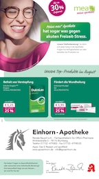Aktueller mea - meine apotheke Apotheken Prospekt für Stühlingen: Unsere August-Angebote mit 4} Seiten, 01.08.2025 - 31.08.2025
