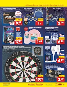 Dartscheibe im aktuellen Netto Marken-Discount Prospekt (Moers) Dartscheibe im Netto Marken-Discount Prospekt "Aktuelle Angebote" mit 64 Seiten (Moers)