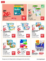 Promos Couches dans le catalogue "LES HALLES d'automne" de Auchan Hypermarché Couches en promo dans le catalogue Auchan Hypermarché à la page 40