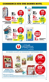 Prospectus Super U "La rentrée À PRIX BAS" en cours à Bordeaux, Page 11 Catalogue Super U en cours à Bordeaux, "La rentrée À PRIX BAS", Page 11