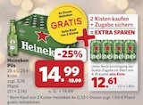 Pils von Heineken für 12,61 € bei combi im Angebot Pils von Heineken im aktuellen combi Prospekt