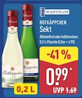 Sekt alkoholfrei im ALDI Nord Prospekt Sekt alkoholfrei von Rotkäppchen im aktuellen ALDI Nord Prospekt für 0,99 €