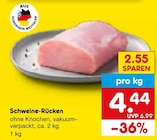 Schweine-Rücken im Angebot bei Netto Marken-Discount in Dinslaken Schweine-Rücken Angebote bei Netto Marken-Discount Dinslaken für 4,44 €