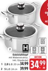 Edelstahltopf mit Wabenstruktur Angebote von Hensslers bei E center Göppingen für 34,99 €