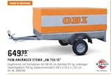 PKW-ANHÄNGER STEMA „AN 750-10“ Angebote von OBI bei OBI Oberursel für 649,99 €