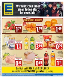 Lebensmittel im EDEKA Prospekt "Wir wünschen Ihnen ein gutes neues Jahr 2025!" auf Seite 3