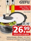 Salatschleuder „Rotare“ von GEFU für 26,99 € bei Segmüller im Angebot Salatschleuder „Rotare“ von GEFU im aktuellen Segmüller Prospekt