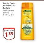 Shampoo Angebote von Garnier Fructis bei GLOBUS Kempen für 1,89 €