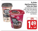 High Protein Coffee oder Shake im Angebot bei EDEKA in Coburg High Protein Coffee oder Shake Angebote von Dr. Oetker bei EDEKA Coburg für 1,49 €