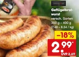 Geflügelbratwurst im Netto Marken-Discount Prospekt Geflügelbratwurst von im aktuellen Netto Marken-Discount Prospekt für 2,99 €
