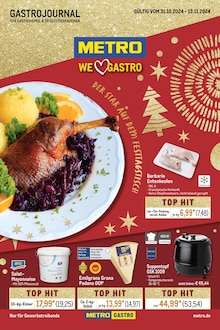 Metro Prospekt Gastro Journal mit  Seiten