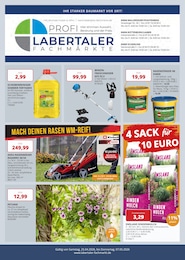 Labertaler Fachmarkt Prospekt für Rottenburg: "IHR STARKER BAUMARKT VOR ORT!", 16 Seiten, 25.04.2026 - 07.05.2026