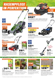 Rasenmäher im aktuellen OBI Prospekt (Chemnitz) Rasenmäher im OBI Prospekt "FÜRS MACHEN GEMACHT." mit 21 Seiten (Chemnitz)
