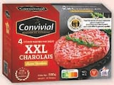 Steaks Hachés Pur Bœuf XXL Charolais Façon Bouchère Surgelés - Convivial - Super U à Clermont-Ferrand Steaks Hachés Pur Bœuf XXL Charolais Façon Bouchère Surgelés - Convivial en promo chez Super U Clermont-Ferrand à 6,45 €