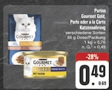 Aktuelle Katzenfutter Angebote bei E center in Chemnitz Aktuelles Gourmet Gold, Perle oder a la Carte Katzennahrung Angebot bei E center in Chemnitz ab 0,49 €