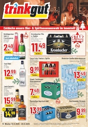 Aktueller Trinkgut GetrĂ€nkemĂ€rkte Prospekt fĂŒr Herne 15.12.2025 - 20.12.2025 Trinkgut Prospekt fĂŒr Herne mit 26 Seiten