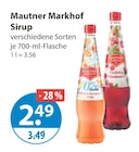Sirup im V-Markt Prospekt Sirup von Mautner Markhof im aktuellen V-Markt Prospekt für 2,49 €