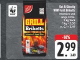WWF Grill Briketts Angebote von Gut & Günstig bei E center Bamberg für 2,99 €