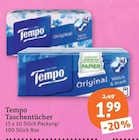 Taschentücher im tegut Prospekt Taschentücher von Tempo im aktuellen tegut Prospekt für 1,99 €