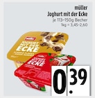 Joghurt mit der Ecke im EDEKA Prospekt Joghurt mit der Ecke von müller im aktuellen EDEKA Prospekt für 0,39 €